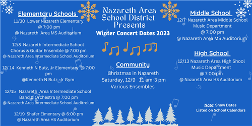   NASD Holiday Musical Performances